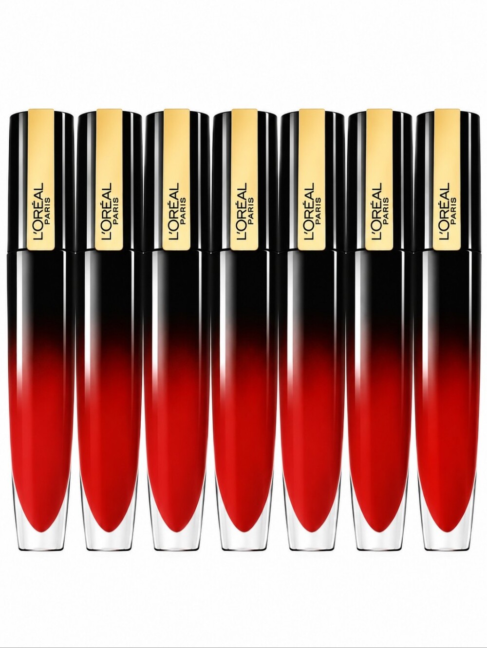 7 x L'Oreal Paris Brilliant Signature Shiny Lip Stain, 311 Be Brilliant